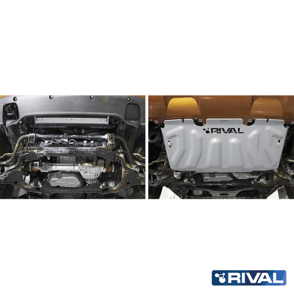 Radiator Protection Plate Mercedes-Benz X-Class 2017-;  Nissan Navara (Frontier) 2004-2010; 2010-2015; 2014-2021; Pathfinder 2004-2010; 2010-2014; 3 l. / diesel; 2,3 l. / diesel; 2,5 l. / diesel; 4 l. / gasoline
