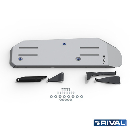 Fuel Tank Protection Plate Lexus GX 2019-2023;  Toyota 4Runner 2013-2024; Land Cruiser Prado 2013-2017; 2017-2020; 2020-2023; 4,6 l. / gasoline; 4 l. / gasoline; 2,8 l. / diesel