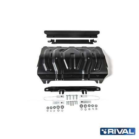 Plaque de protection de radiateur Fiat Fullback 2016-2020;  Mitsubishi L200 2015-2019; 2018-2023; Pajero Sport 2016-2021; 2021-; 2,4 l. / diesel; 3 l. / essence