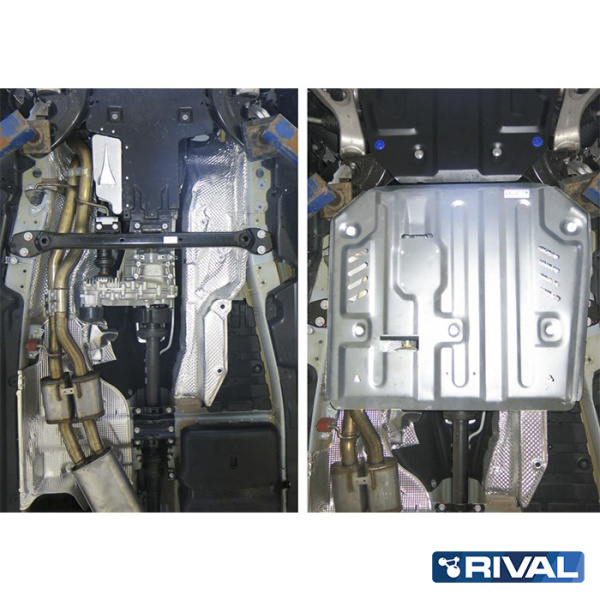 Transfer Case Protection Plate Volkswagen Touareg 2010-2014; 2014-2018; 3 l. / diesel; 3,6 l. / gasoline