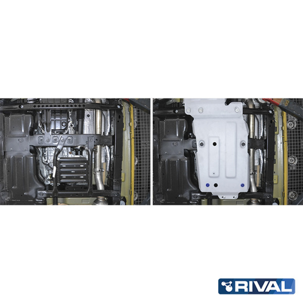 Gearbox and Transfer Case Protection Plate Jeep Wrangler 2017-2021; 2021-; 2 l. / gasoline; 3,6 l. / gasoline; 2,2 l. / diesel
