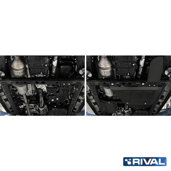 Transfer Case Protection Plate Toyota Hilux 2015-2020; 2018-2020; 2021-; 2,4 l. / diesel; 2,8 l. / diesel