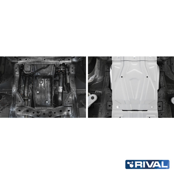 Gearbox Protection Plate Fiat Fullback 2016-2020;  Mitsubishi L200 2015-2019; 2018-2023; Pajero Sport 2016-2021; 2021-; 2,4 l. / diesel; 3 l. / gasoline