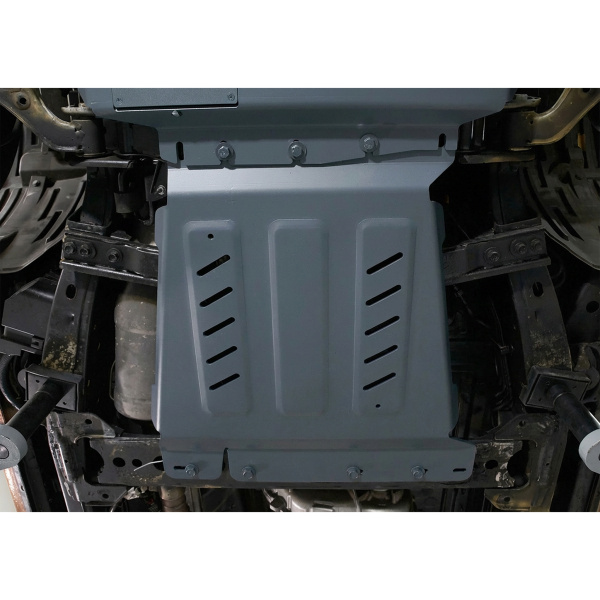 Gearbox Protection Plate Mercedes-Benz X-Class 2017-2020;  Nissan Navara (Frontier) 2004-2010; 2010-2015; 2014-2021; Pathfinder 2004-2010; 2010-2014; 3 l. / diesel; 2,5 l. / diesel; 2,3 l. / diesel; 4 l. / gasoline