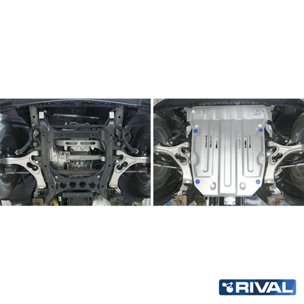 Engine Protection Plate Volkswagen Touareg 2010-2014; 2014-2018; 3 l. / diesel; 3,6 l. / gasoline