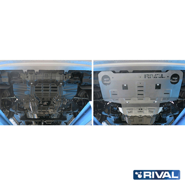 Radiator and Engine Protection Plate Toyota Hilux 2015-2020; 2018-2020; 2021-; 2,4 l. / diesel; 2,8 l. / diesel