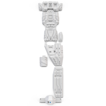 Skid Plate Set (Radiator, Engine, Gearbox, Transfer Case, Fuel Tank, AdBlue Tank) Toyota Hilux 2025-; 2,8 l. / diesel / 48V