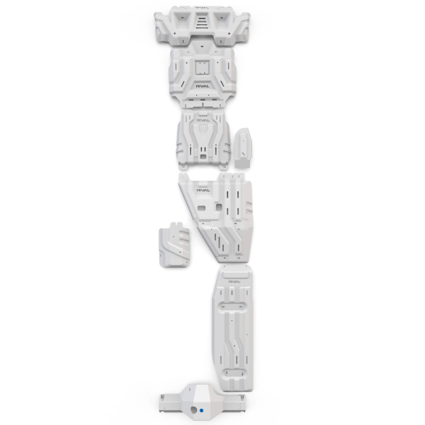 Skid Plate Set (Radiator, Engine, Gearbox, Transfer Case, Fuel Tank, AdBlue Tank) Toyota Hilux 2025-; 2,8 l. / diesel / 48V