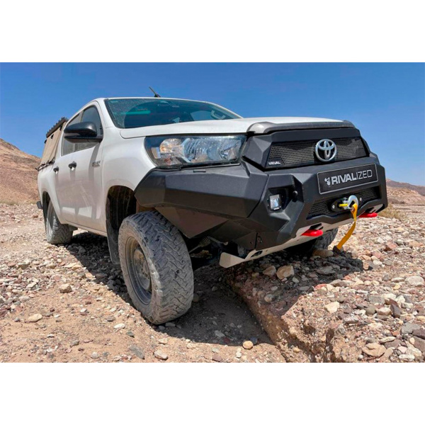 Parachoques RIVAL con luces LED para Toyota Hilux 2020-2022; 